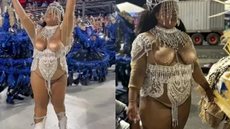 Musa da Portela rebate às críticas sobre seu corpo: "Padrão do Carnaval é o samba no pé" - Imagem: reprodução Instagram