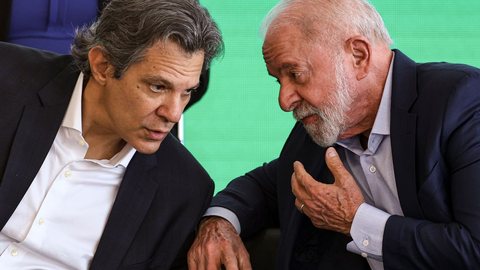 O ministro da Fazenda, Fernando Haddad, e o presidente Luiz Inácio Lula da Silva - Imagem: Reprodução / Agência Brasil / Marcelo Camargo