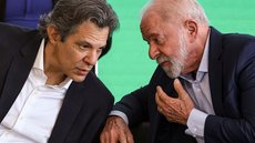 O ministro da Fazenda, Fernando Haddad, e o presidente Luiz Inácio Lula da Silva - Imagem: Reprodução / Agência Brasil / Marcelo Camargo
