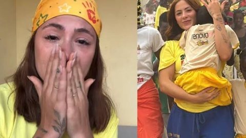 Nathalia Valente não aguenta e grava vídeo aos prantos após críticas por missão na África - Imagem: Reprodução/Instagram