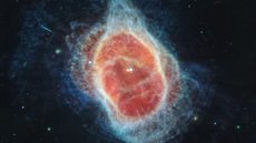 Nebulosa do Anel Sul foi um dos focos do observatório - Imagem: Divulgação NASA