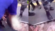 Esposa de ex-premiê do Nepal é queimada viva em protestos - Imagem: Reprodução/Twitter/X