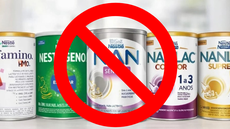 Nestlé tiveram lotes específicos retirados do mercado após alerta sanitário envolvendo risco de contaminação - Imagem: Reprodução