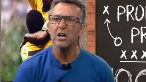Neto perde a cabeça berra e xinga Tite ao vivo após derrota do Brasil na Copa - Imagem: reprodução YouTube Os Donos da Bola