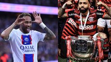 RACHA: Neymar teria pedido para que Gabigol não fosse convocado para a Copa - Imagem: reprodução/Instagram @neymarjr / Twitter @gabigol