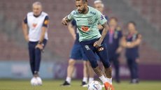 Neymar Jr durante treinamento da Seleção Brasileiro no Catar - Imagem: reprodução/Facebook