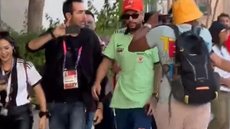 Falso Neymar caminha pelas ruas de Doha como se fosse o verdadeiro atacante brasileiro - Imagem: reprodução/Facebook