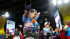 Nicolas Maduro durante campanha para sua reeleição como presidente da Venezuela. - Imagem: Reprodução | RS via FotosPublicas