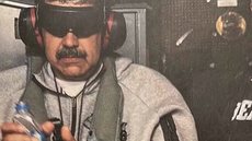 A fotografia de Nicolás Maduro detido gerou um fenômeno digital - Imagem: Reprodução/O Globo