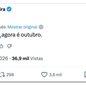 Nikolas Ferreira publicou mensagem nas redes sociais após a final da Copa do Mundo e relacionou o resultado esportivo às eleições presidenciais de 2026. - Imagem: Reprodução