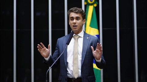 Deputado Federal Nikolas Ferreira (PL) na Câmara dos Deputados - Imagem: reprodução/Facebook