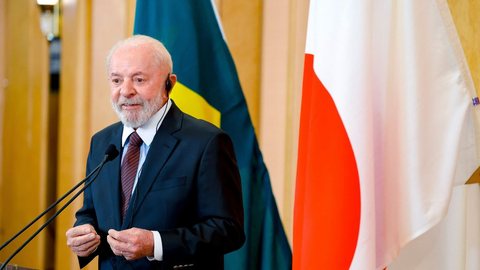 Presidente da República, Luiz Inácio Lula da Silva, durante entrevista coletiva - Imagem: Reprodução / PR / Ricardo Stuckert