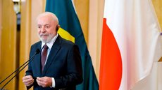 Presidente da República, Luiz Inácio Lula da Silva, durante entrevista coletiva - Imagem: Reprodução / PR / Ricardo Stuckert