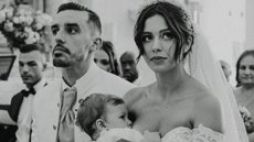 A noiva também publicou um vídeo com a criança antes da cerimônia - Imagem: reprodução Instagram @mariamadalenamateus
