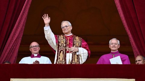Novo pontífice, que adotou o nome de Leão XIV, exercia a função de administrador da diocese de Chiclayo - Imagem: Reprodução / X / @prof_marceloa