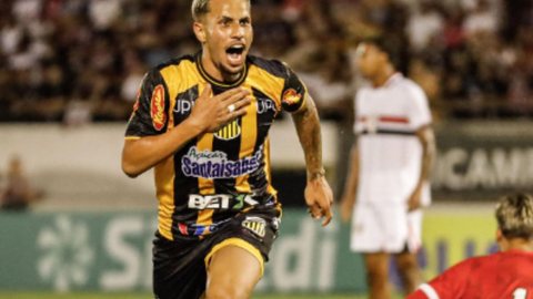 Lucas Café e Kauê Canela foram os autores dos gols pelo Novorizontino e Lucas Loss e Negrucci marcaram pelo São Paulo - Imagem: Reprodução/Instagram @oficialnovorizontino