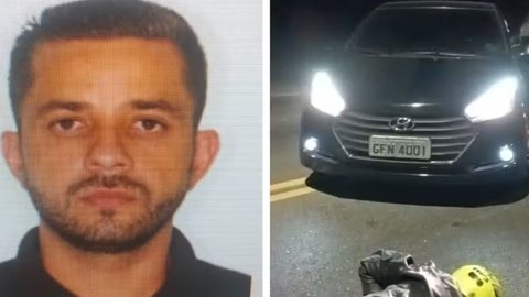 O acidente foi registrado na Estrada de Itapecerica, e a polícia segue coletando informações para prender o suspeito - Imagem: Reprodução