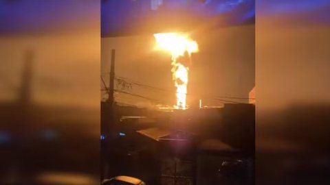 A explosão ocorreu em uma empresa do setor químico, levando os bombeiros a realizar uma vistoria para garantir a segurança local - Imagem: Divulgação/Itupeva
