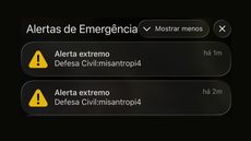 A Anatel e a Defesa Civil ressaltam a importância do sistema de alertas e a necessidade de medidas preventivas após o ataque - Imagem: Reprodução