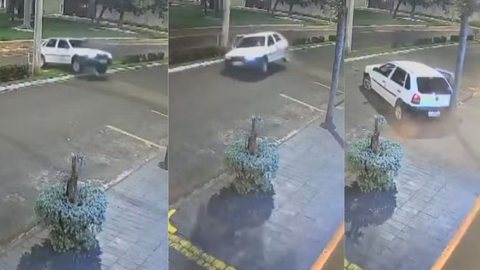Nenhum dos envolvidos no acidente procurou a polícia para registrar um boletim de ocorrência sobre o incidente - Imagem: Reprodução