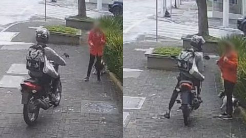 Com o suspeito, a polícia apreendeu uma arma de brinquedo e diversos objetos roubados, incluindo celulares e alianças - Imagem: Reprodução