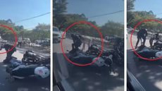 O caso segue sob investigação, com foco na conduta dos guardas e na veracidade das alegações sobre armamento dos ocupantes da moto - Imagem: Reprodução