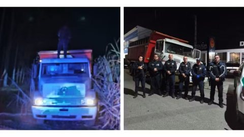 O caso segue sob investigação da Polícia Civil, que busca identificar os sete criminosos armados que realizaram o assalto - Imagem: Reprodução/Sagui Florindo/Gazeta de Aguaí