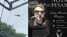 O secretário de Polícia Civil lamentou a perda de Felipe, que se destacou como um verdadeiro guerreiro em sua trajetória profissional - Imagem: Reprodução