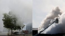 Ministra do Interior da Catalunha alerta para novos isolamentos, dependendo do deslocamento da nuvem química após o incêndio - Imagem: Divulgação/ Lluis Gene / AFP/ Twittter: @folhape