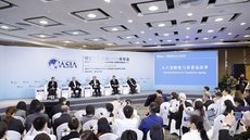 Conferência Anual do Boao Fórum para a Ásia, realizado na Província de Hainan, sul da China - Imagem: Reprodução / X / @CGTNOfficial