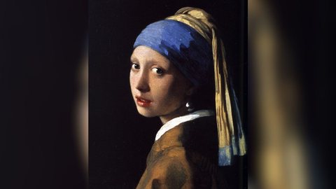 Moça com brinco de pérola (1665), de Vermeer - Imagem: Reprodução