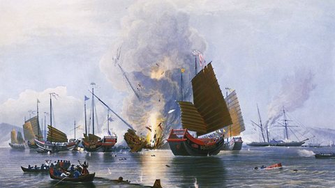 Edward Duncan, A Segunda Batalha de Chuenpee (1841-1843) - Imagem: Reprodução