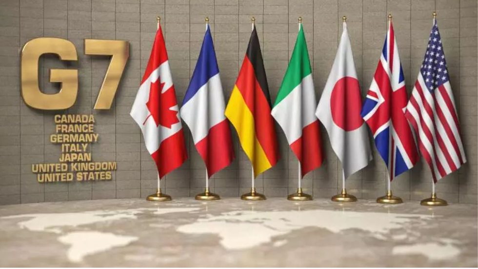 O Chá da Tarde do G7 - Imagem: Reprodução | Abdobe Photoshop IA
