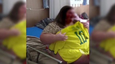 Com condição rara, menina de 11 anos que pesava 200 kg consegue direito de fazer cirurgia - Imagem: arquivo pessoal cedido ao G1