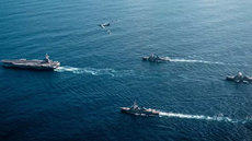 Grupo de ataque americano cruza o Atlântico rumo à América Latina - Imagem: Tajh Payne/Marinha dos Estados Unidos