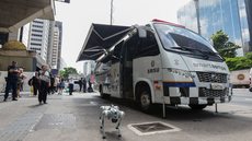 São Paulo amplia o patrulhamento na Paulista com IA, drones e cão-robô. - Imagem: Divulgação / Ciete Silvério / SECOM