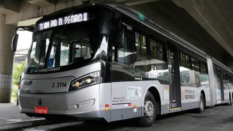 Frota de ônibus públicos em São Paulo - Imagem: reprodução/SPTrans