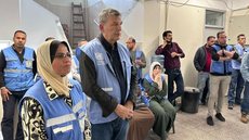 ONU acusa Israel de bloquear a entrada de suprimentos essenciais em Gaza - Imagem: Reprodução / X / @UNLazzarini