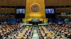 ONU aprova resolução que exige o fim da ocupação israelense nos territórios palestinos - Imagem: Reprodução / BlueSky / @globalmonitor.bsky.social‬