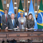 Representantes dos países-membros da ONU durante sessão em Nova York que confirmou a eleição do Brasil para o Conselho Econômico e Social das Nações Unidas - Imagem: Reprodução