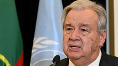 Secretário-geral da ONU homenageia vítimas e clama por justiça em evento em Nova York - Imagem: Reprodução / X / @LosmiosPepe74