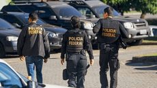 Operação mirou casas de suspeitos e presos - Imagens:Divulgação Polícia Federal