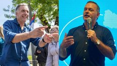 Orsi e Delgado garantem vaga no segundo turno das eleições presidenciais - Imagem: Reprodução / Instagram / @orsi.yamandu / @alvarodelgadouy