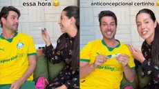 Laís Caldas revelou nas redes sociais que ficou grávida mesmo usando Mounjaro e anticoncepcional - Imagem: Reprodução/G1/Redes Sociais