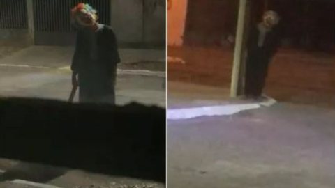 Jovem provoca terror em cidade de MS; veja vídeo abaixo - Imagem: reprodução portal Cidadão MS