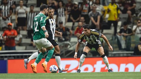Atlético-MG x Palmeiras na Arena MRV - Foto: Pedro Souza