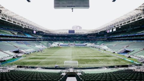 O Palmeiras não joga no estádio desde janeiro, quando a arena foi interditada - Imagem: Reprodução/Instagram @palmeiras