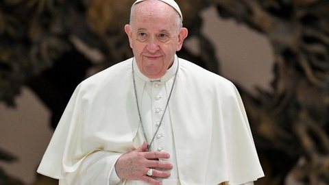 Papa Francisco doa mais de 500 mil reais para o Rio Grande do Sul - Imagem: Reprodução /  Vatican Media