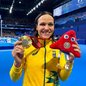 A nadadora é atualmente a maior campeã brasileira nas Paralimpíadas - Imagem: Reprodução / BlueSky / @olympicesporte.bsky.social‬