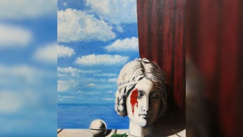 René Magritte, A Memória (1948). O inconsciente que insiste em se revelar - Imagem: Reprodução